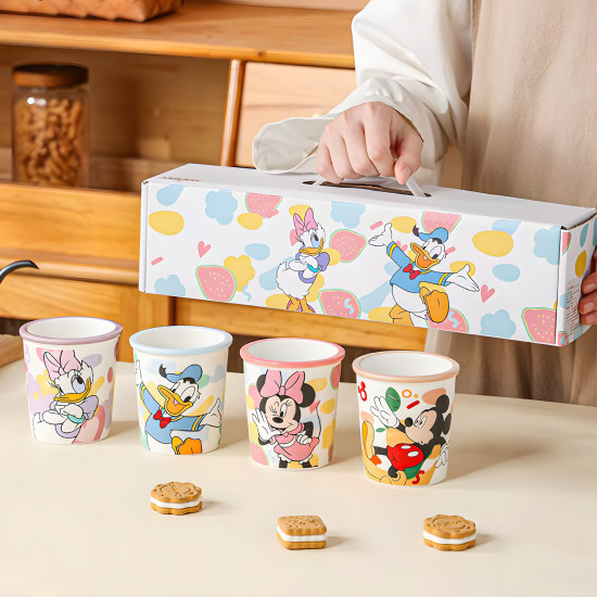 Porcelain Mug Set - 4 Pcs